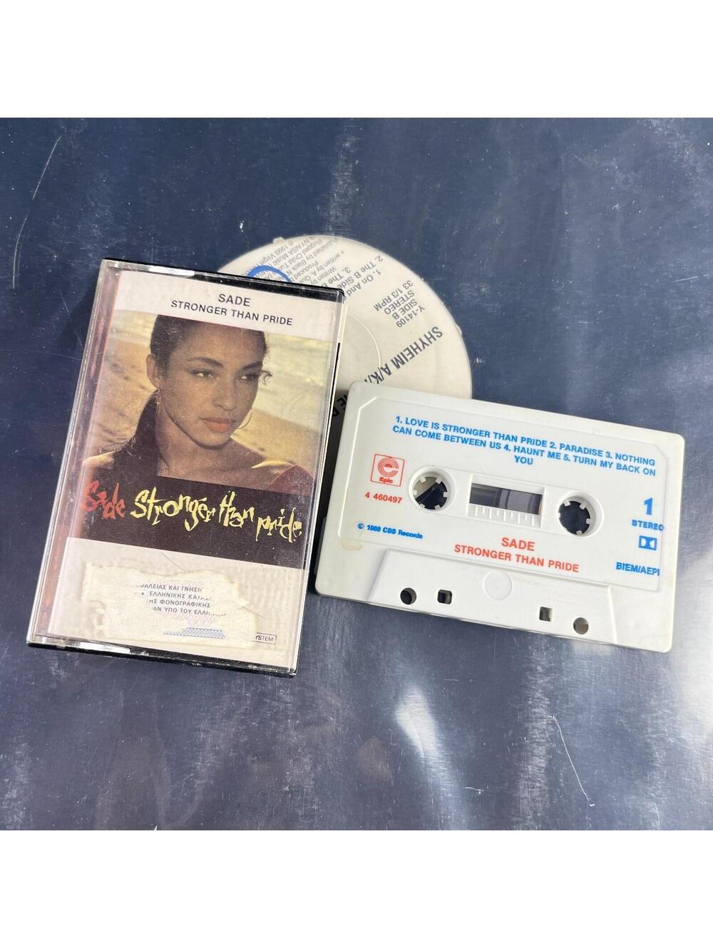 Sade Stronger Than Pride Cassette Tape Smooth Jazz Soul